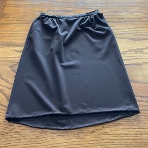 Vintage polyester brown skirt